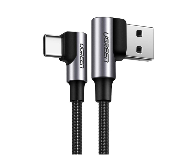 UGREEN Kabel USB do USB-C kątowy US176 3A 2m czarny - 1489127 - zdjęcie